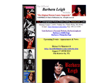 Tablet Screenshot of barbaraleigh.com